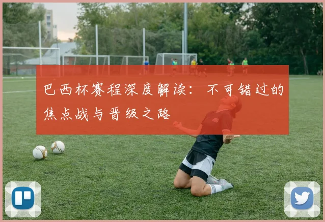 巴西杯赛程深度解读：不可错过的焦点战与晋级之路