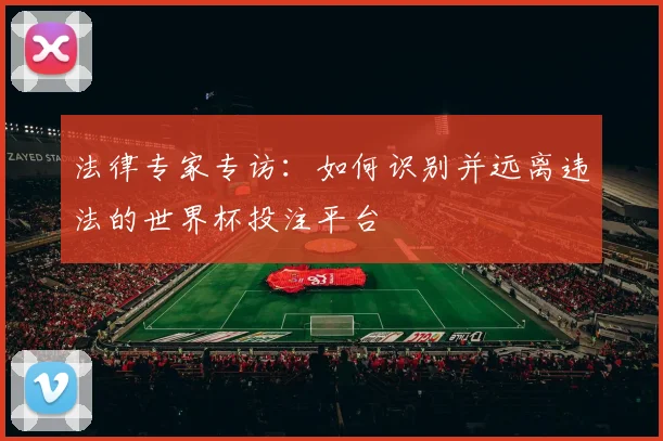 法律专家专访：如何识别并远离违法的世界杯投注平台